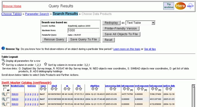 swiftmastr result query