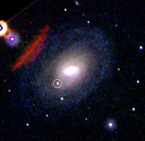 UVOT Observation of NGC1371/SN2005ke in the V, B, and U bands
