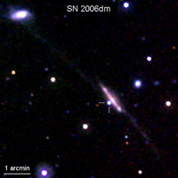 UVOT Image of Supernova 2006dm in MCG.